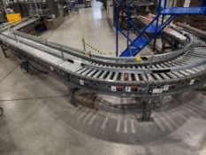 Roller Conveyor Curved-Approx 40' L