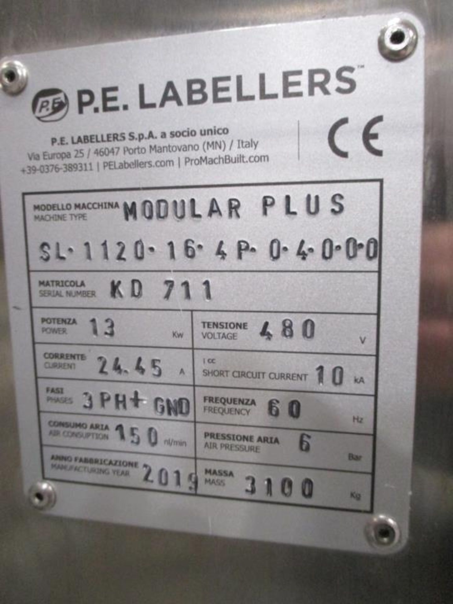 P.E. Labelers Labelling Machine - Image 16 of 17