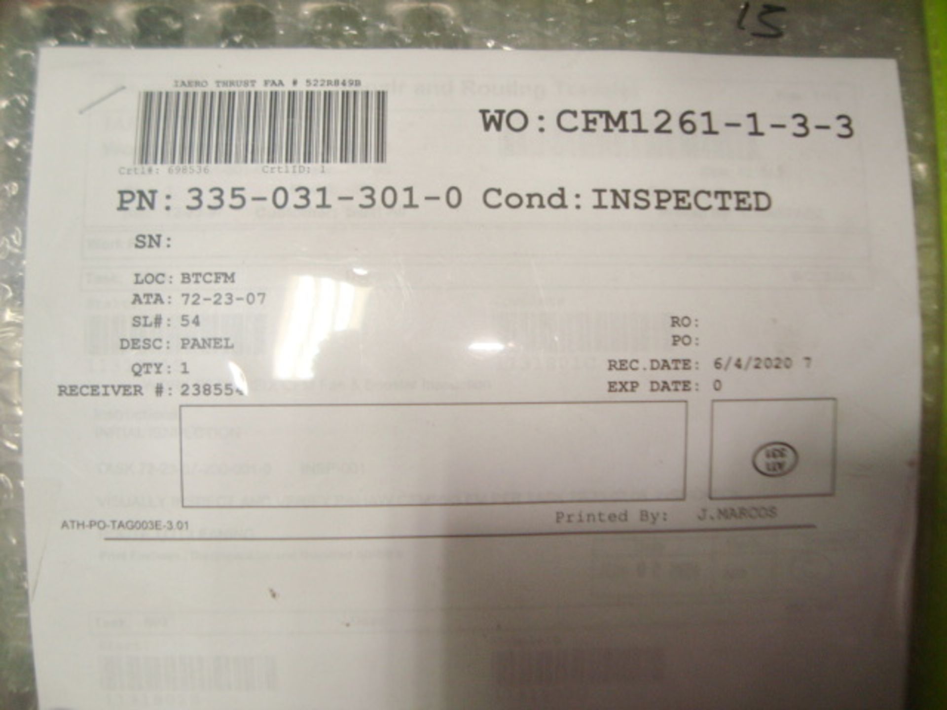 CFM56-3 Parts See Link - Image 3 of 10