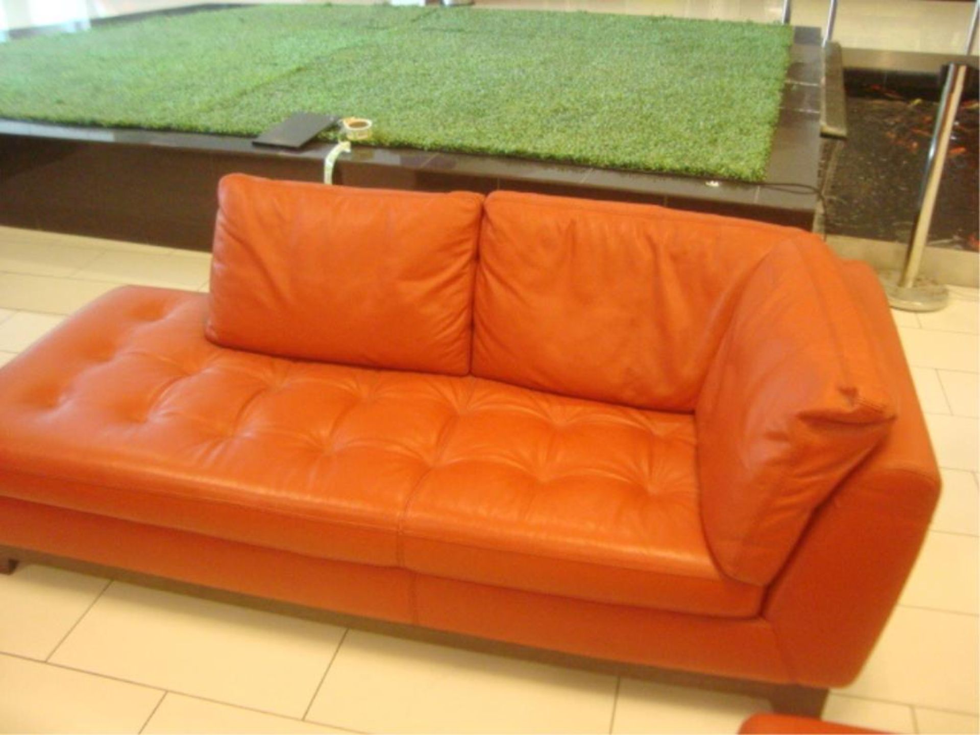 Genuine Leather 4-Piece Sectional - Image 7 of 11