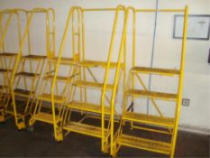 Rolling Stockroom Ladders