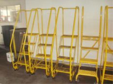 Rolling Stockroom Ladders