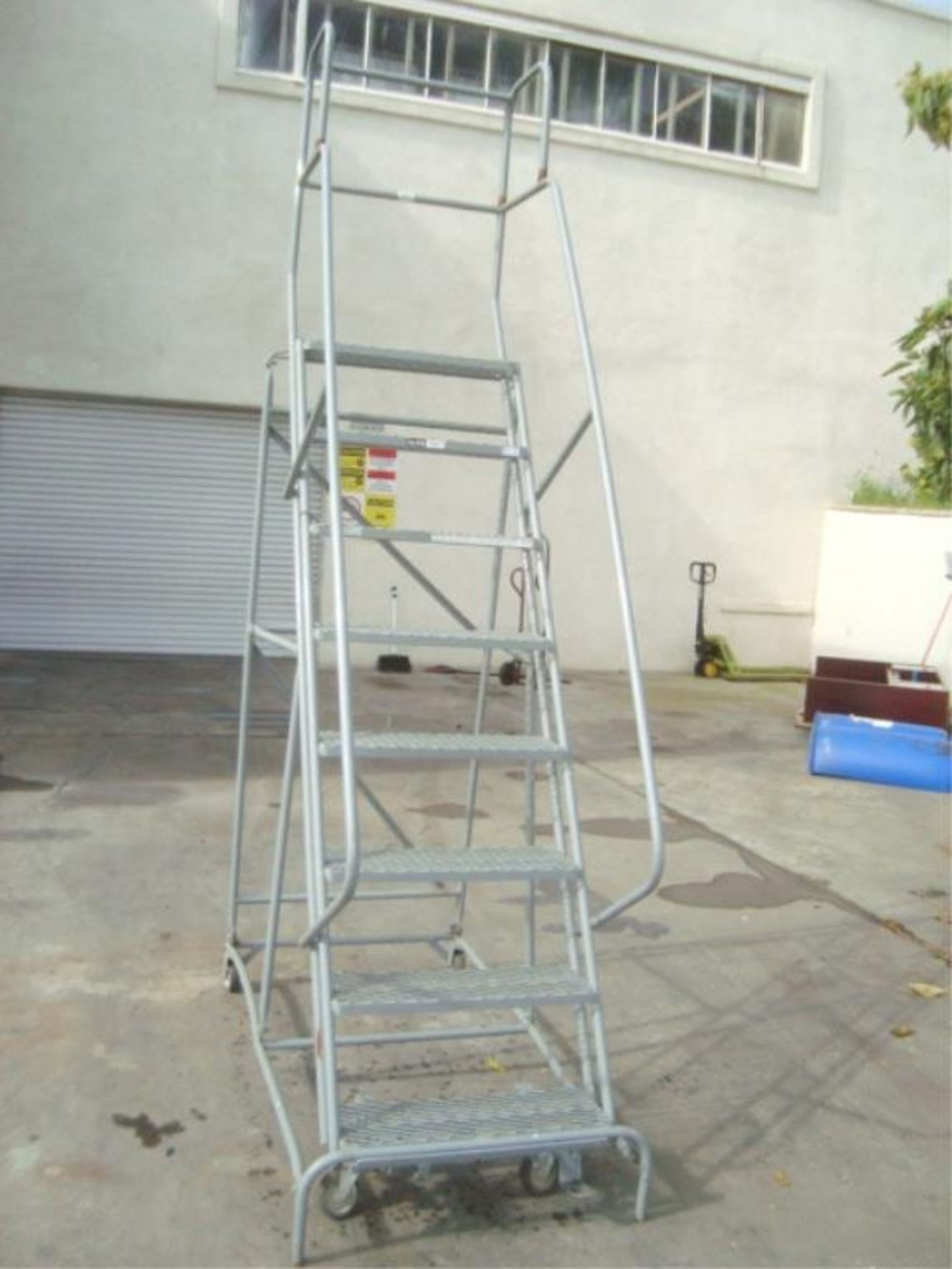 Rolling Stockroom Ladder - Image 6 of 6