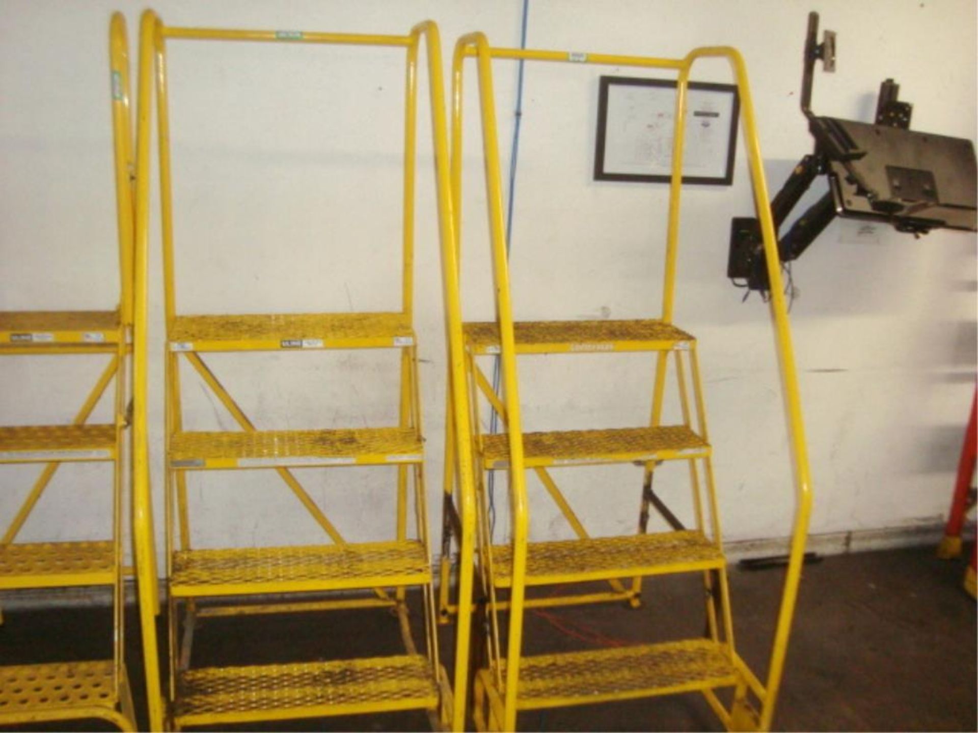 Rolling Stockroom Ladders - Image 3 of 3