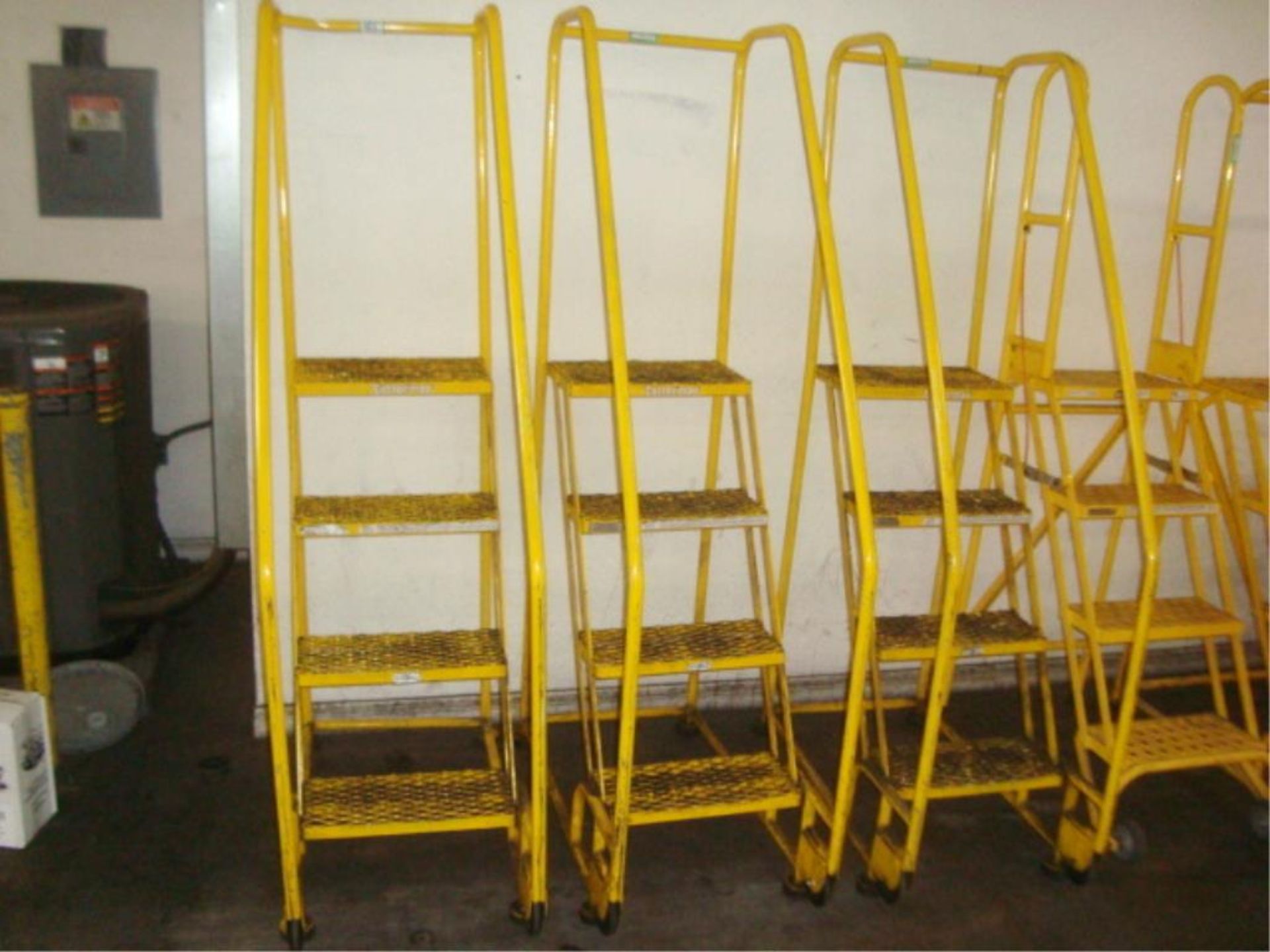 Rolling Stockroom Ladders - Image 5 of 5