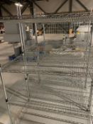 Uline Steel Shelving Units W/Wheels