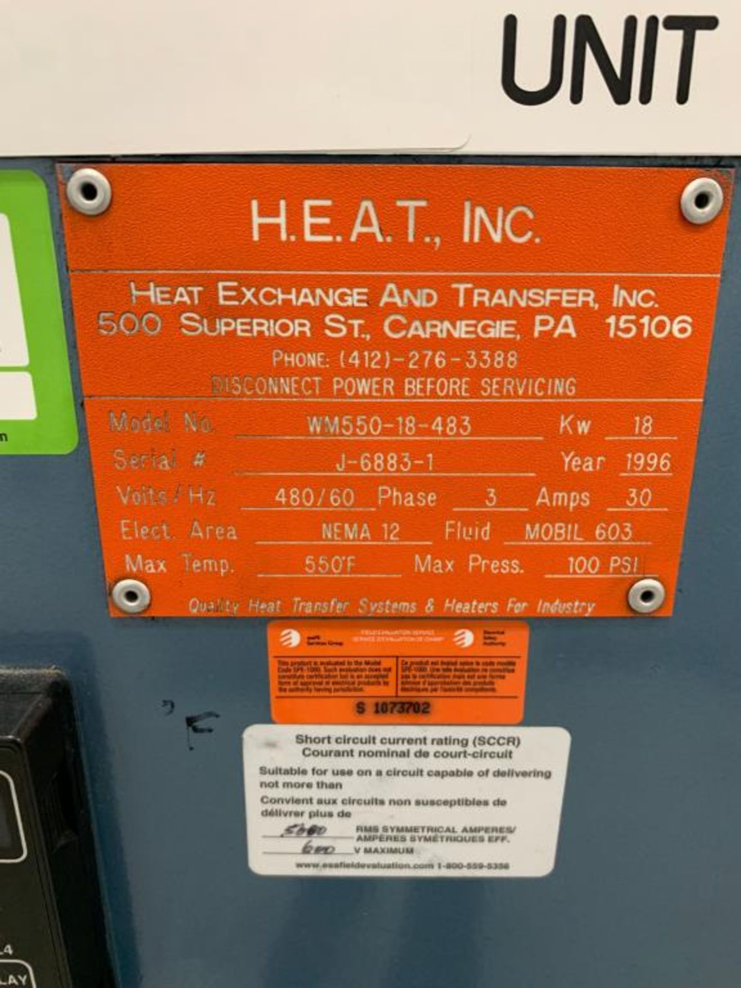 Heat Exchange & Transfer Hot Oil Heater - Image 5 of 6