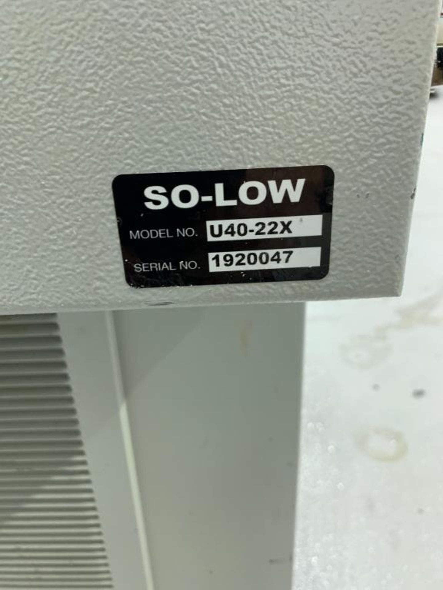 So-Low Ultra Low Upright Freezer, -40 C - Image 7 of 7
