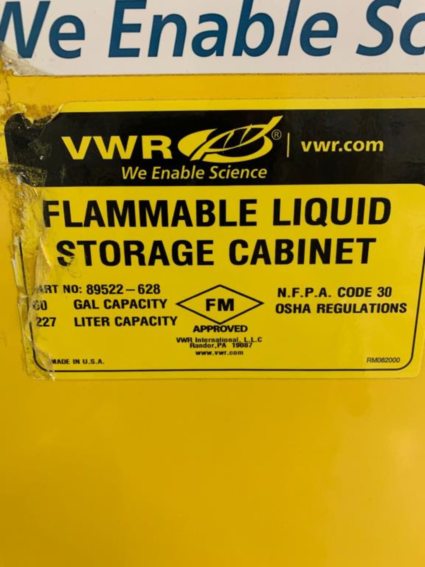 VWR Flammable Storage Cabinet - Image 2 of 4