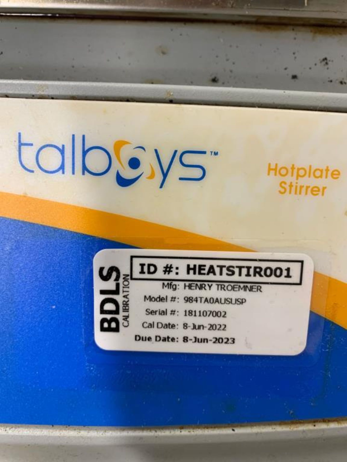 Talboys Hot Plate Stirrer - Image 2 of 3