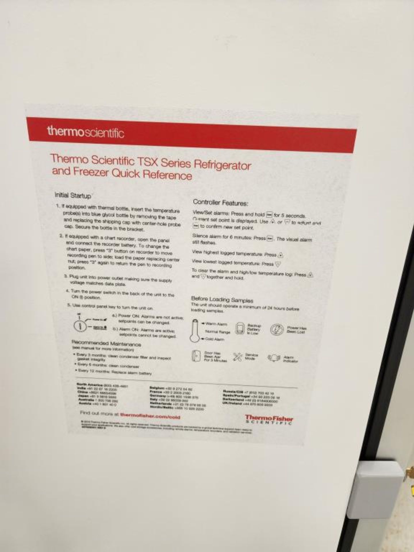 Thermo Scientific Refrigerator - Image 10 of 12