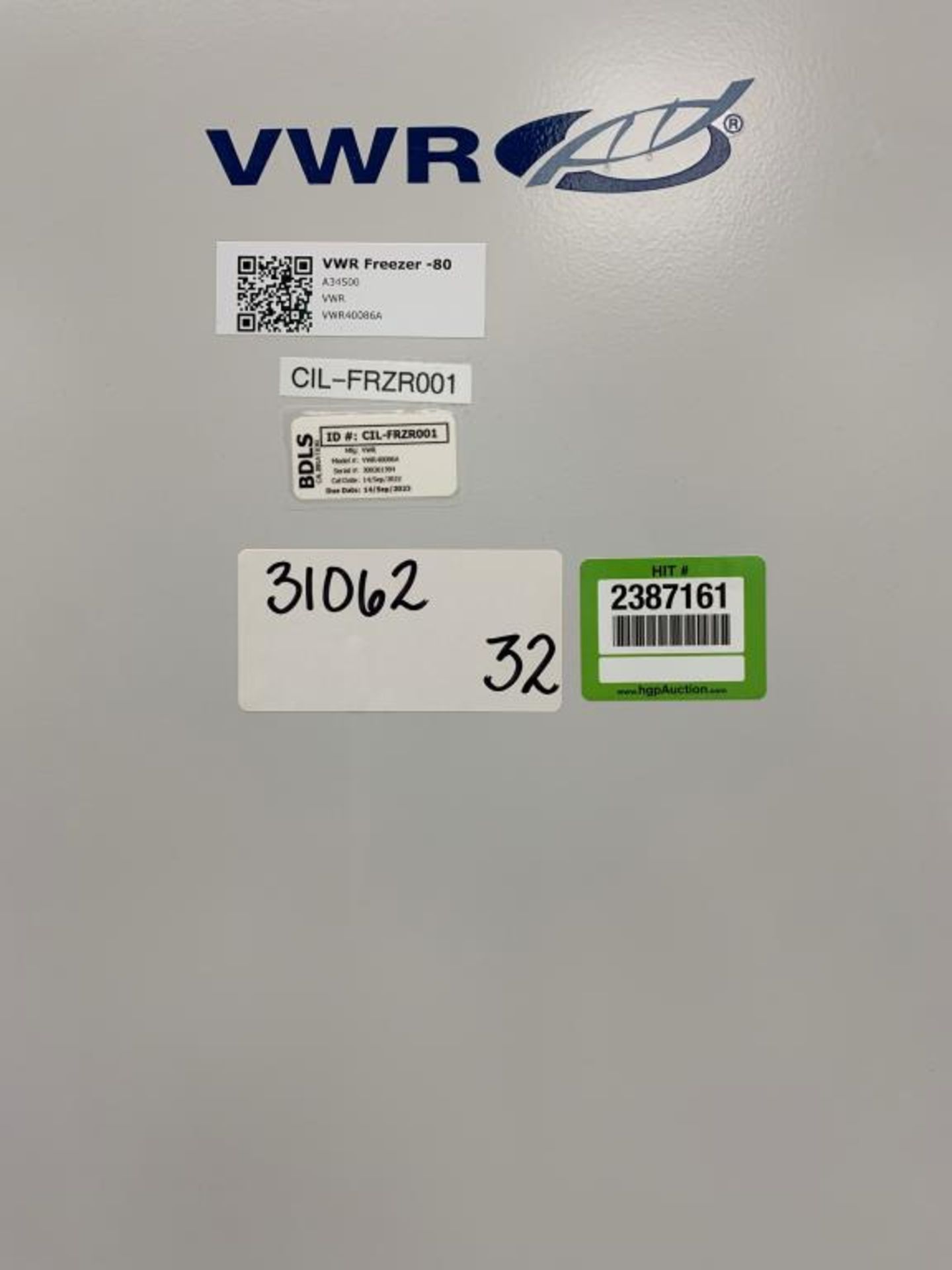 VWR minus 86 C Freezer - Image 7 of 8