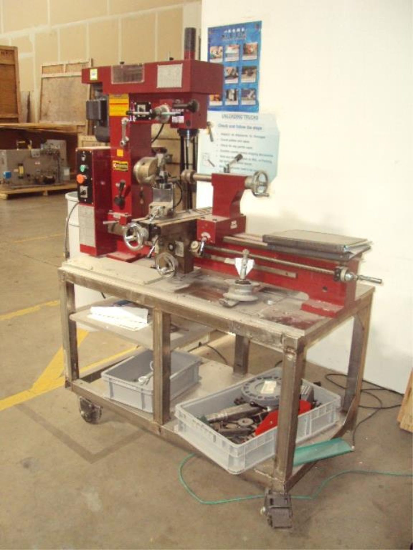Central Machinery 3-in-1 Mill-Drill-Lathe Machine - Image 16 of 16