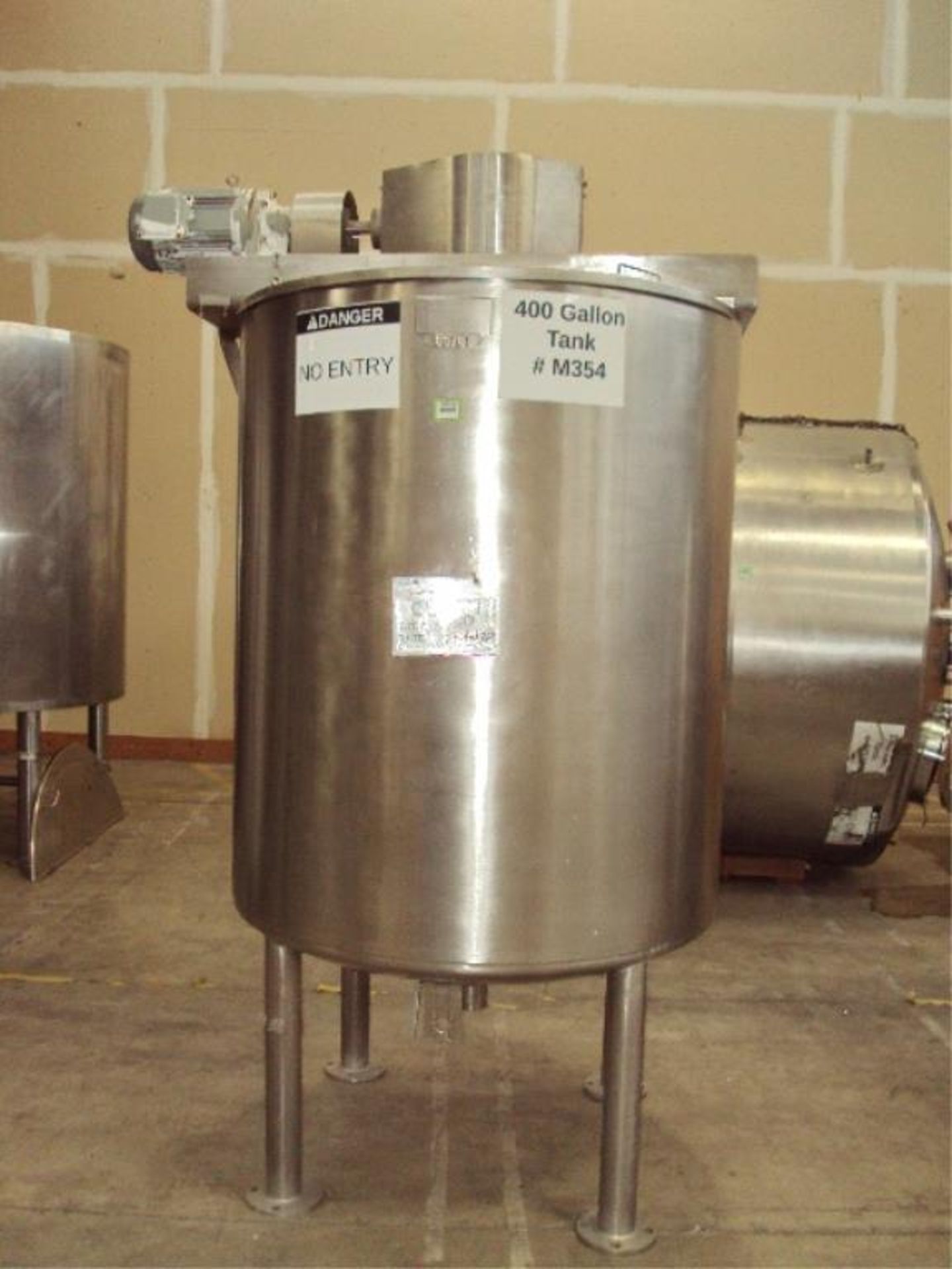 400 Gallon Cap SS Jacketed Mixing Tank - Image 2 of 9