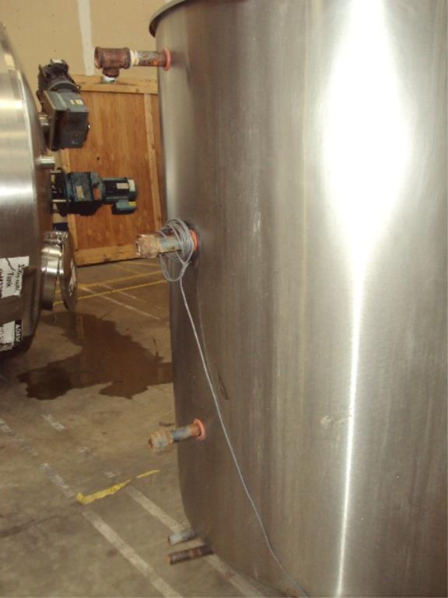 250 Gallon Cap SS Jacketed Mixing Tank - Image 4 of 10