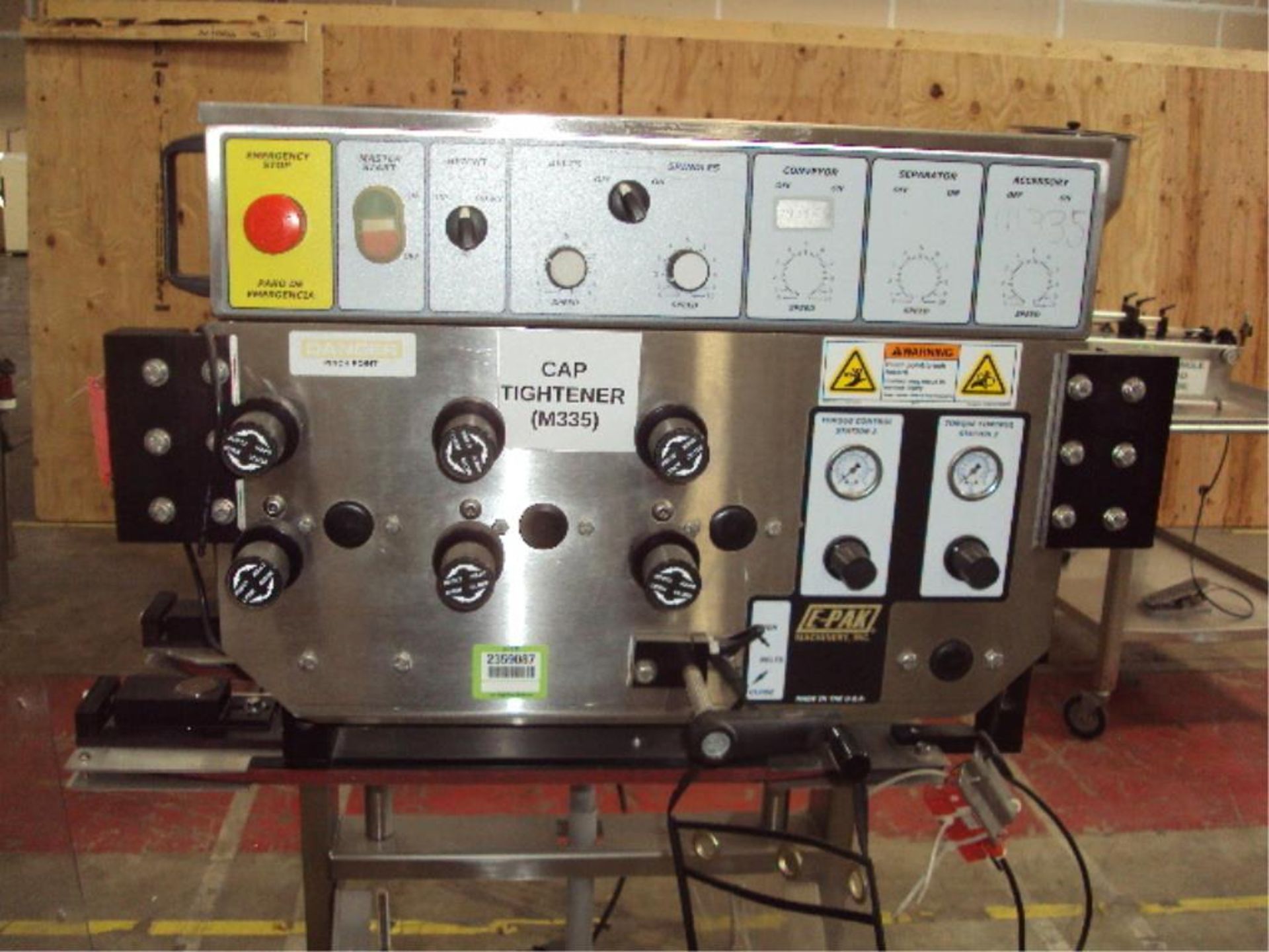 Mobile 3-Spindle-Station Capper Machine - Image 6 of 9