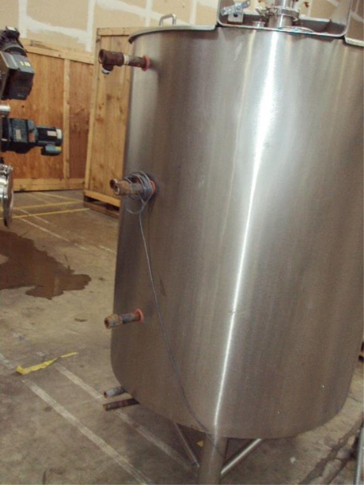 250 Gallon Cap SS Jacketed Mixing Tank - Image 3 of 10