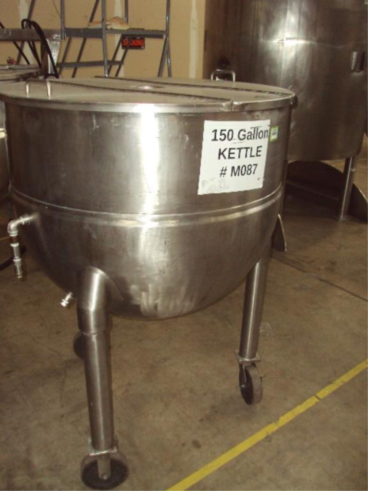 150 Gallon Cap SS Jacketed Kettle - Image 2 of 5