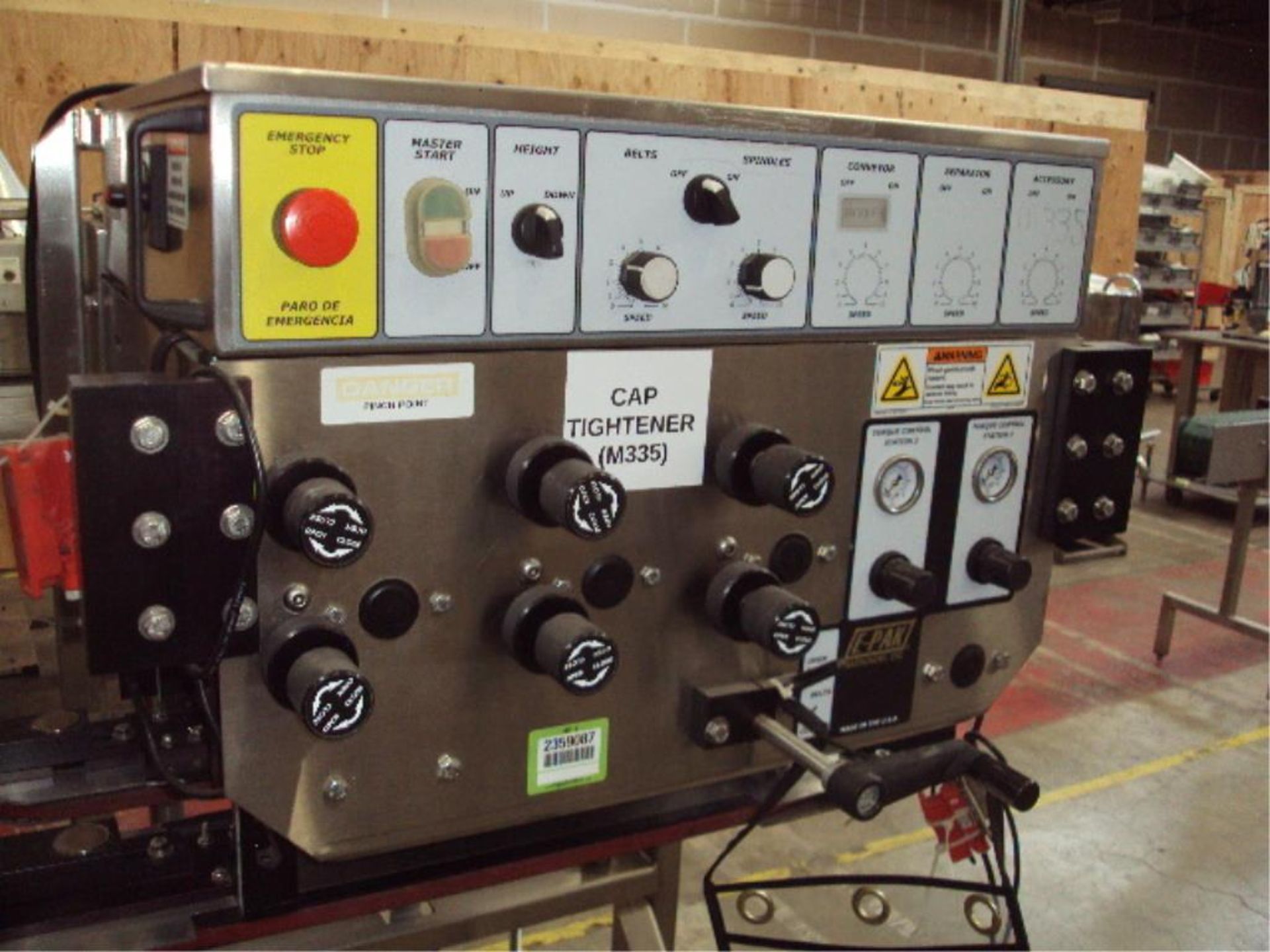 Mobile 3-Spindle-Station Capper Machine - Image 7 of 9