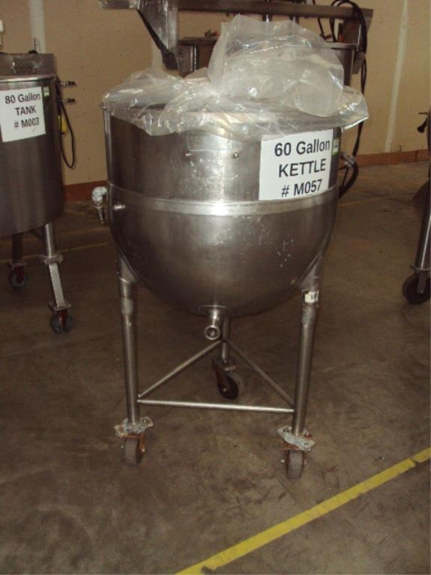 80 Gallon Cap SS Jacketed Kettle - Image 2 of 6