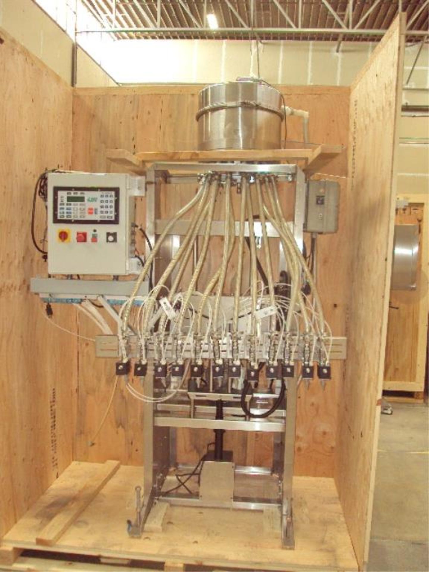 12-Head Electronic Liquid Filling Machine