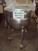 80 Gallon Cap SS Jacketed Kettle