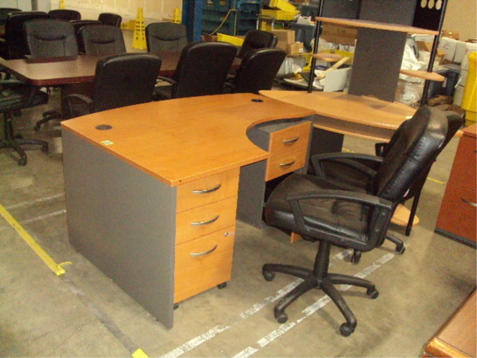 Assorted 8-Piece Office Furniture Set - Image 2 of 7