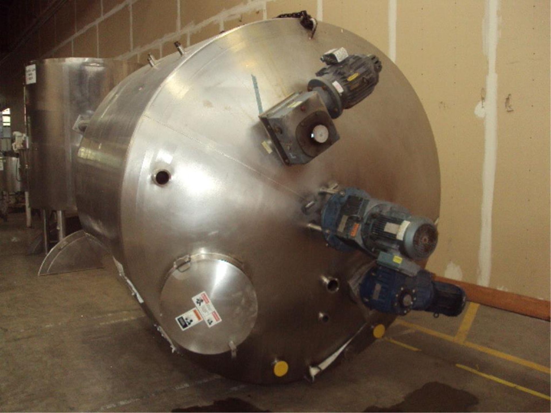 1500 Gallon Cap. SS Jacketed Mixing Tank - Image 2 of 9