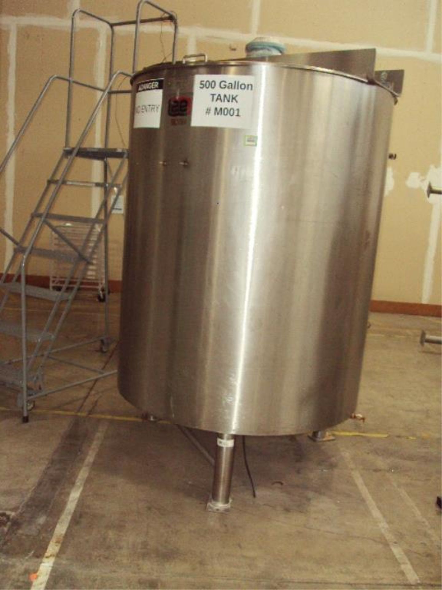 500 Gallon Cap SS Jacketed Mixing Tank - Image 2 of 10