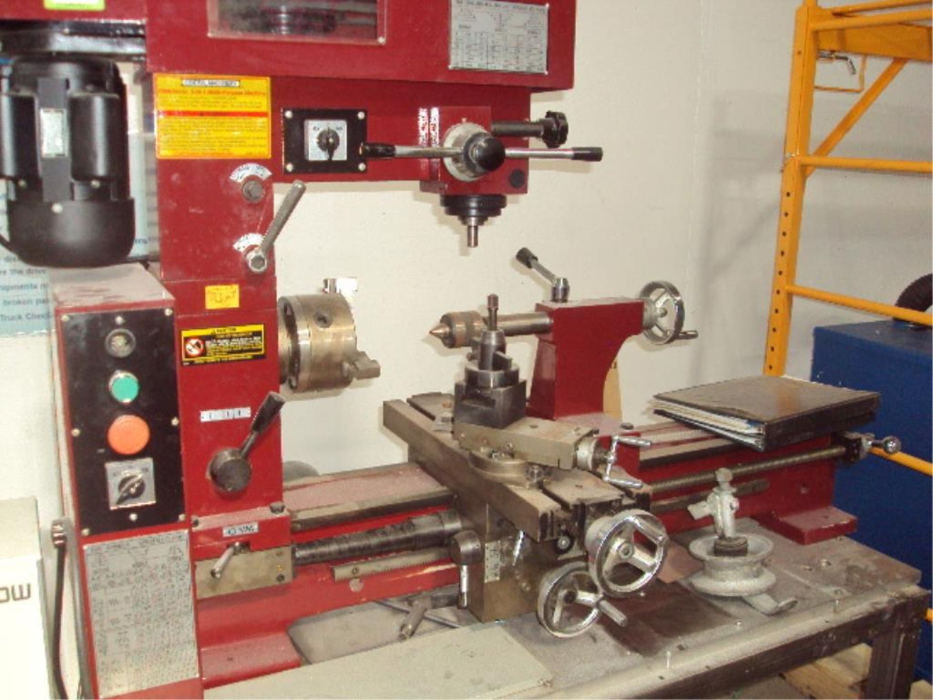 Central Machinery 3-in-1 Mill-Drill-Lathe Machine - Image 8 of 16