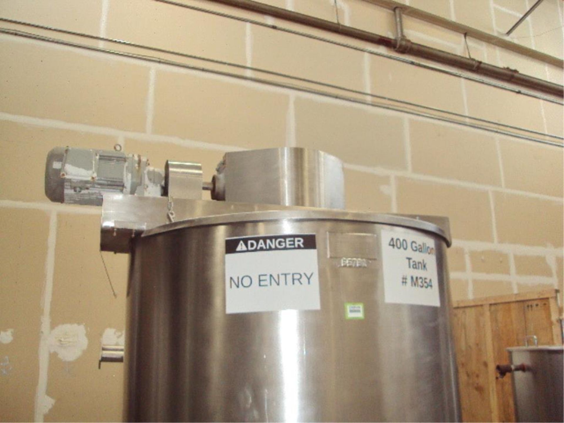 400 Gallon Cap SS Jacketed Mixing Tank - Image 3 of 9