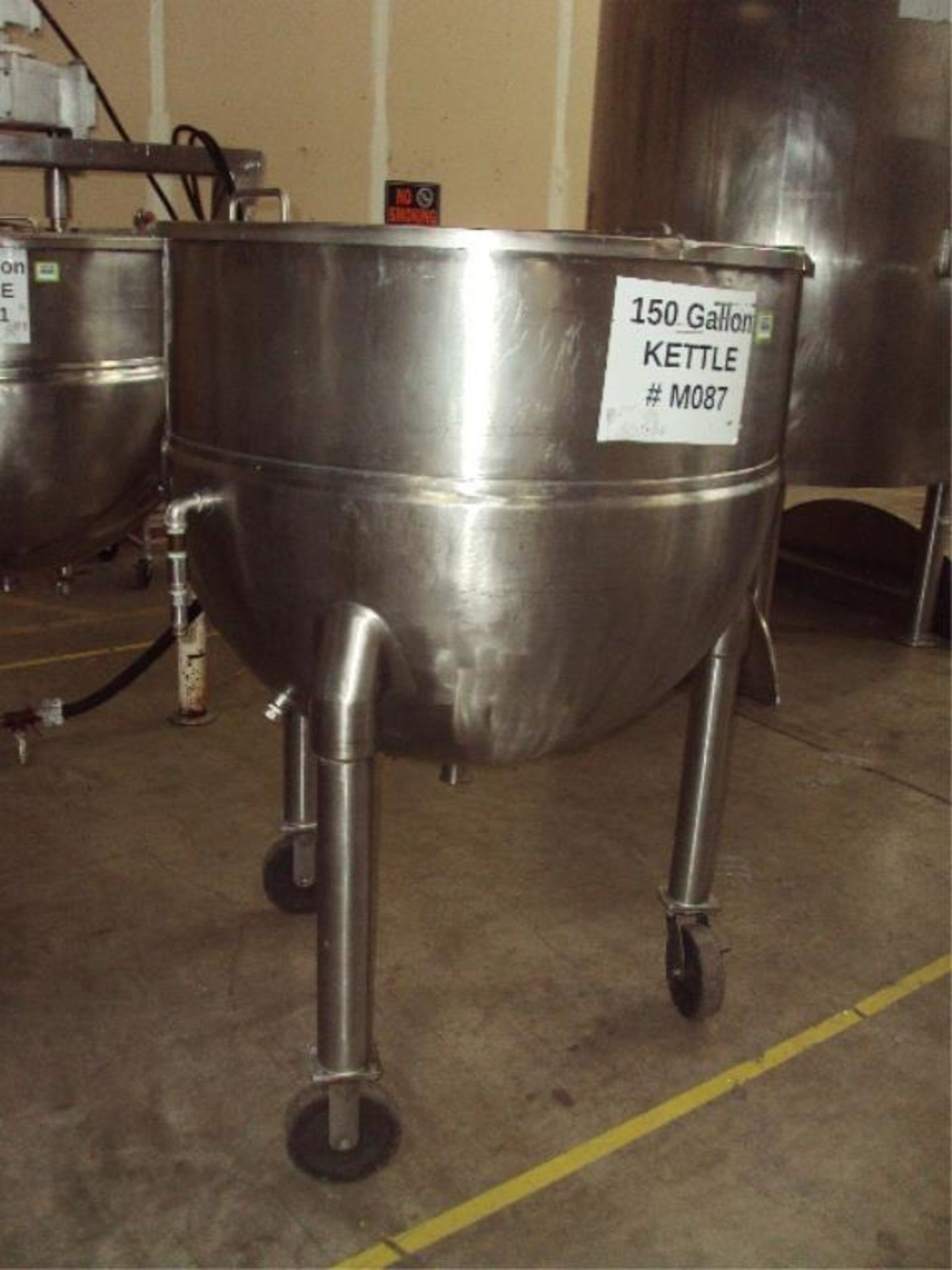 150 Gallon Cap SS Jacketed Kettle - Image 5 of 5