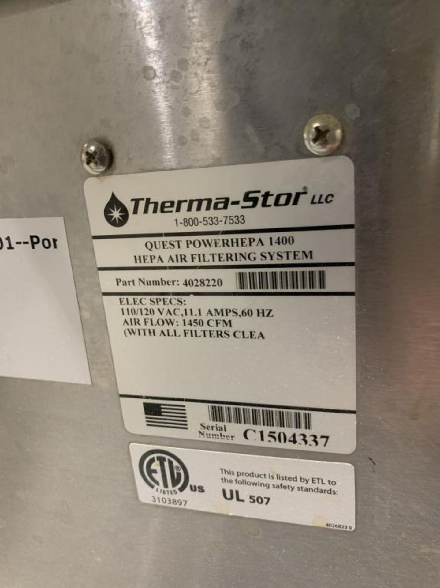 Therma-Stor Quest Dehumidifier - Image 3 of 3