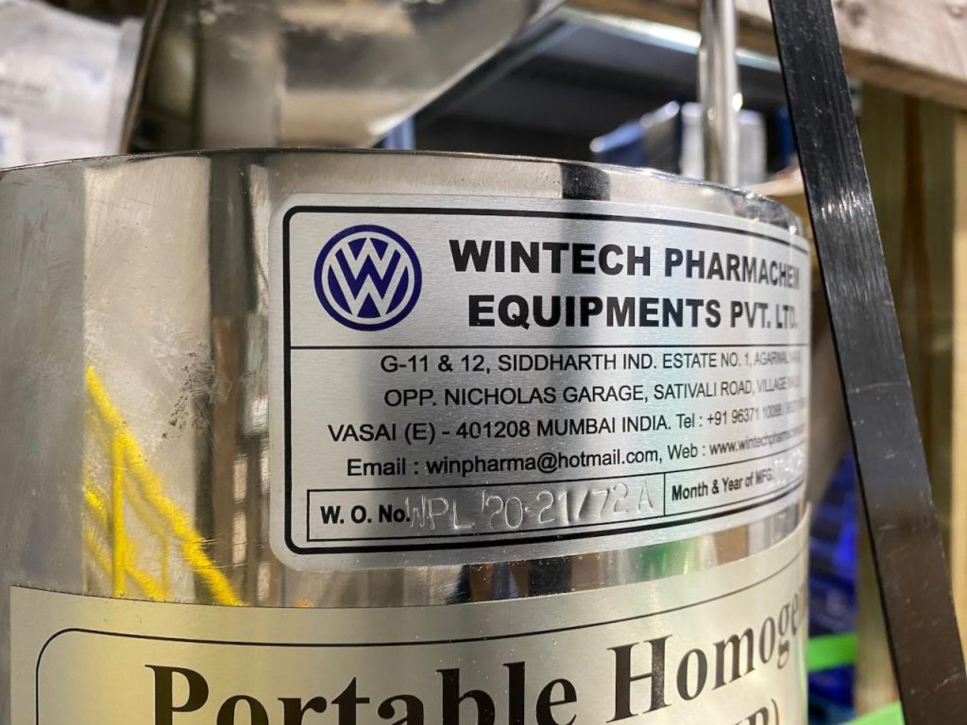 Wintech Pharma Homogenizer - Image 5 of 14