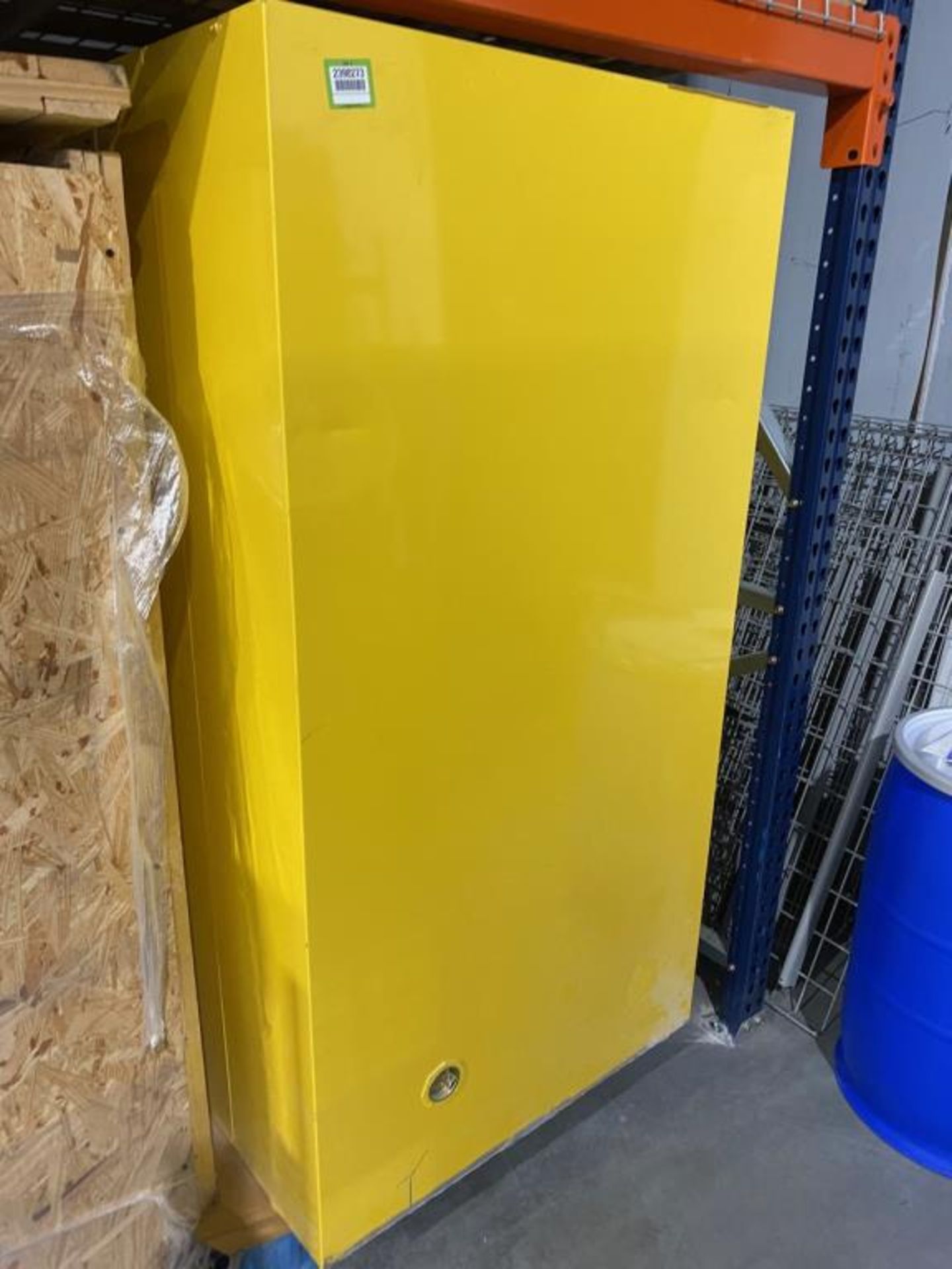 Justrite Yellow Flammable Cabinet