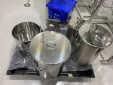 (5) Stainless Pots
