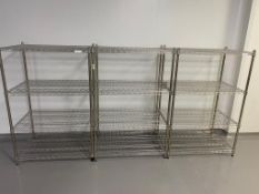 (3) Wire Racks