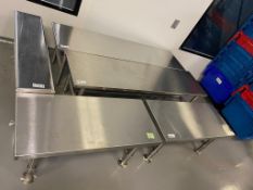 (5) Stainless Steel Benches