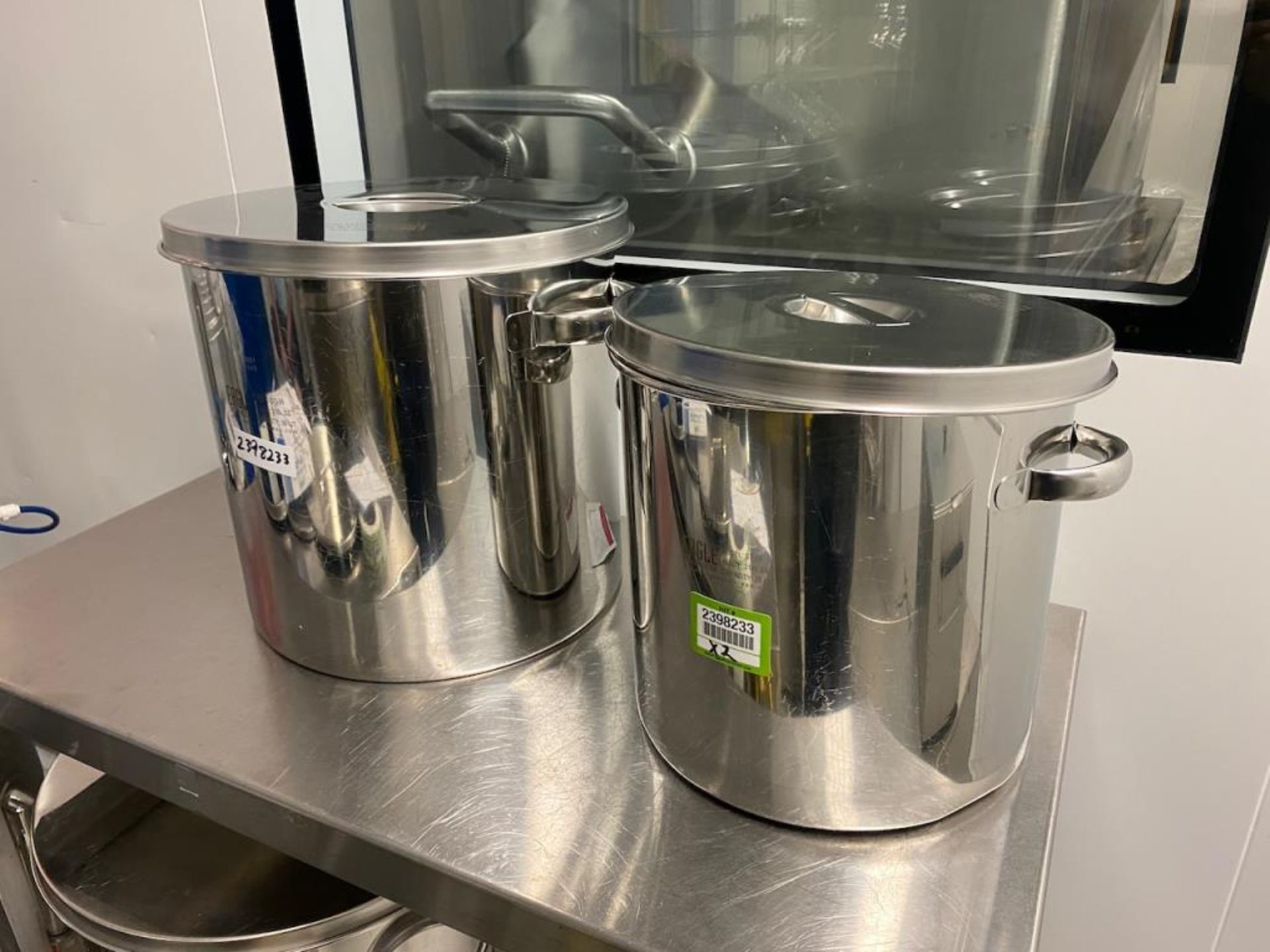 (2) Eagle Stainless Pots