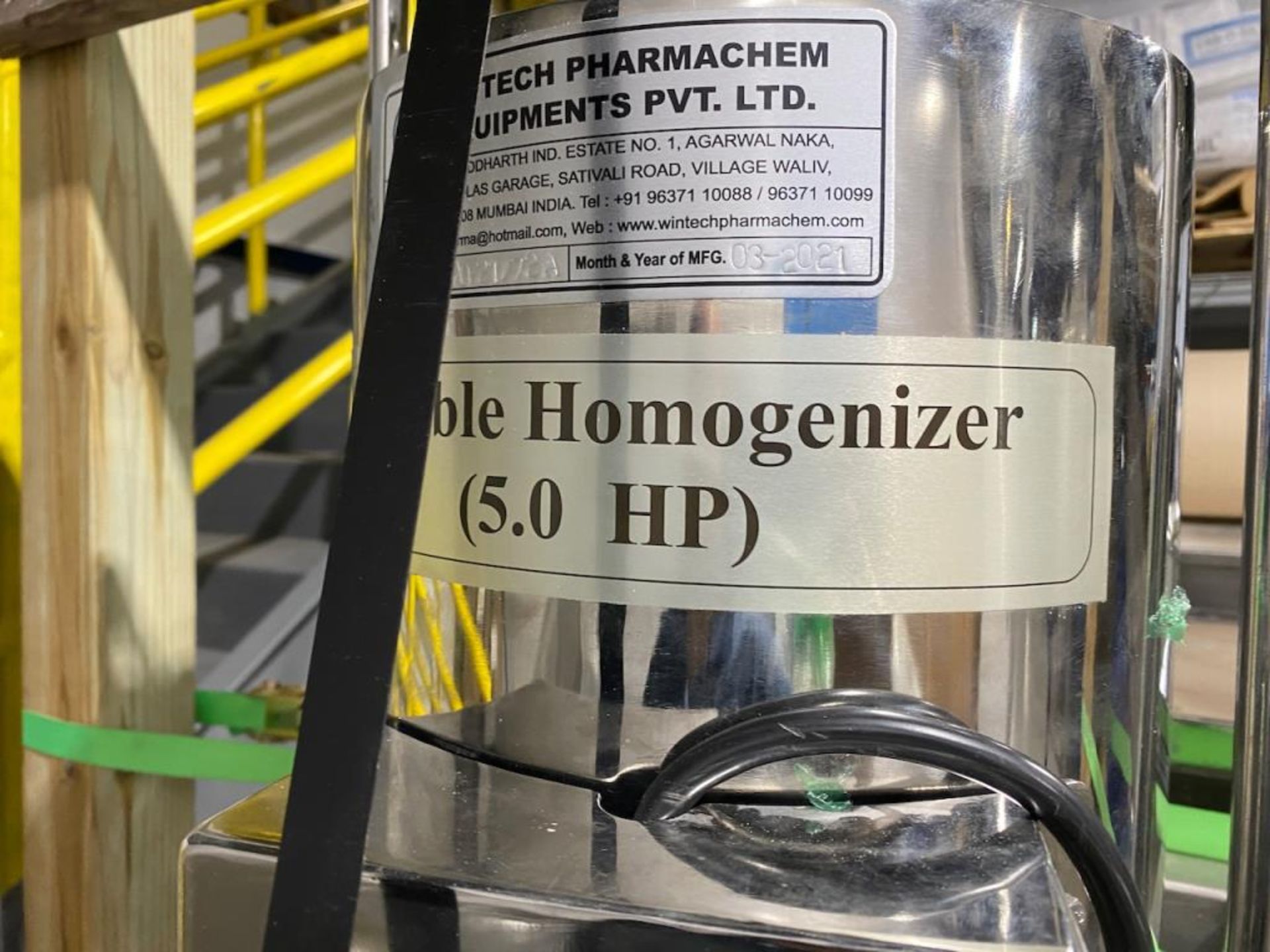 Wintech Pharma Homogenizer - Image 3 of 14