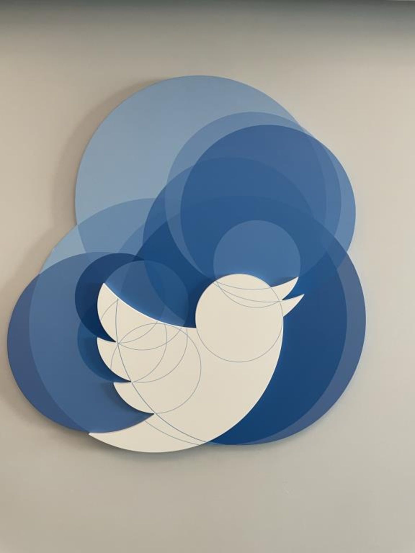 Twitter Bird Wall Mounted Sign - Image 2 of 4