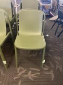 (5qty) Blu Dot Decade Chair's, Olive