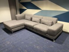 Sectional Sofa w/ Chaise Seating, Grey