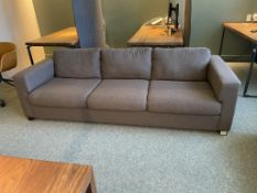 EQ3 Oskar Sofa 3-Seater, Olive Purple