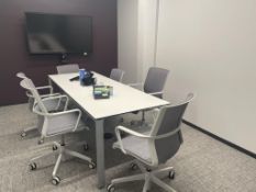 Video Conferencing w/ Table & Chairs