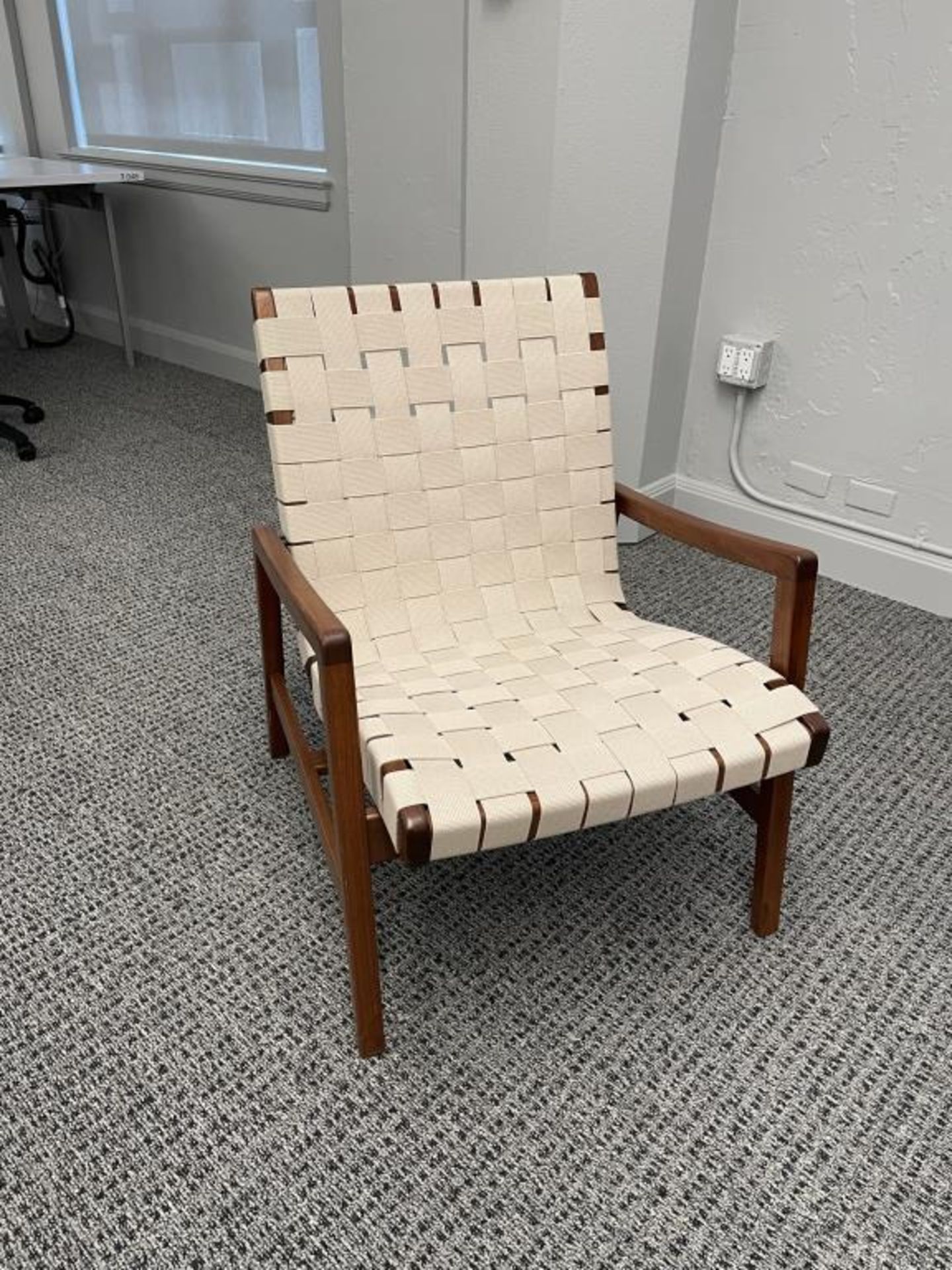 DWR Knoll Studios Risom Lounge Chair, Oatmeal - Image 2 of 6