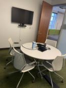 Video Conferencing w/ Table & Task Chairs