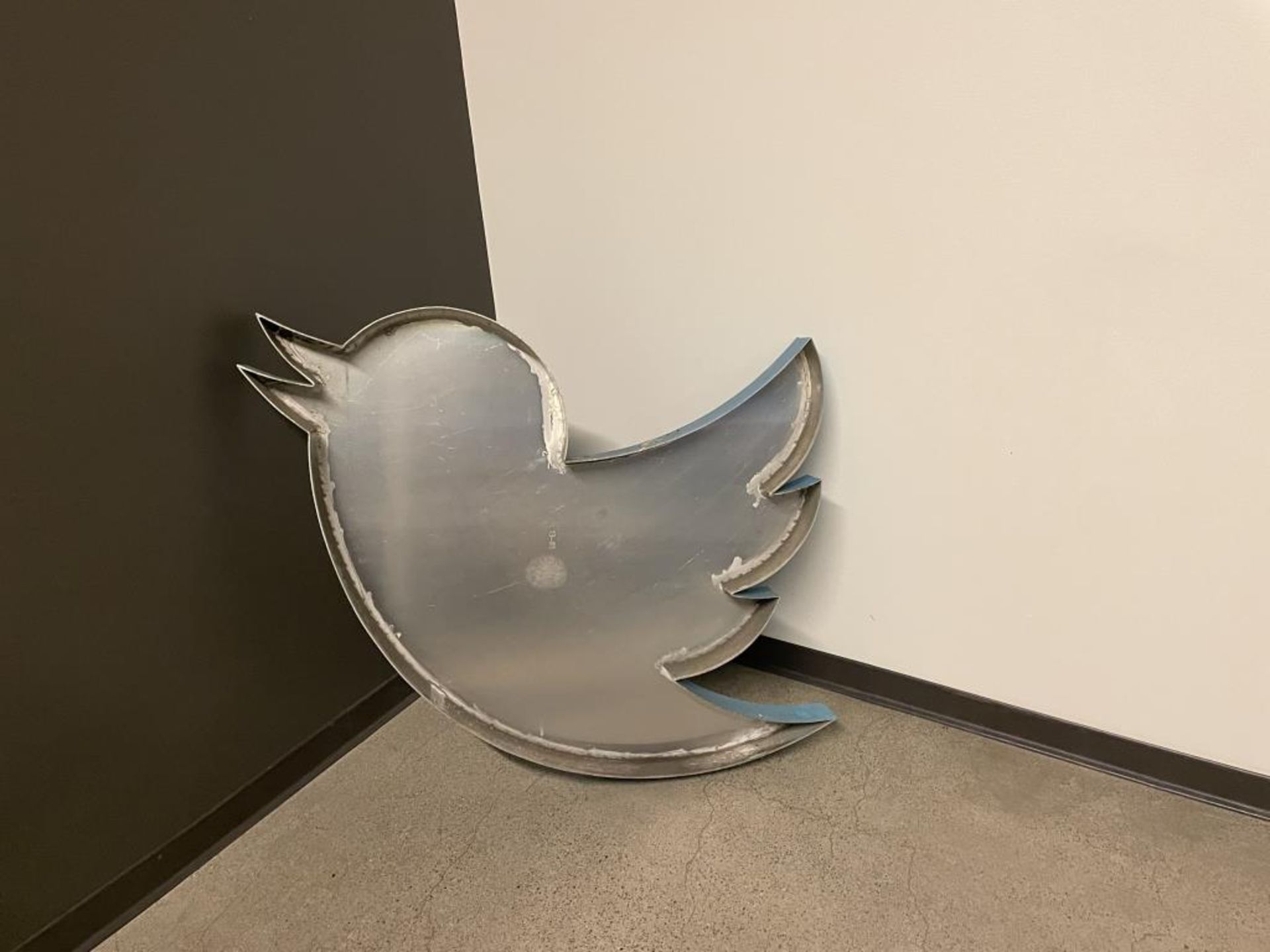 Twitter Bird Logo Fascia Sign - Image 4 of 6