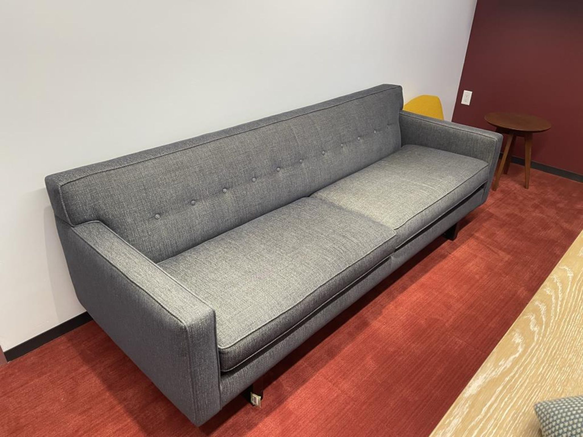 Room & Board Andre Sofa, Charcoal 89"L - Image 3 of 4