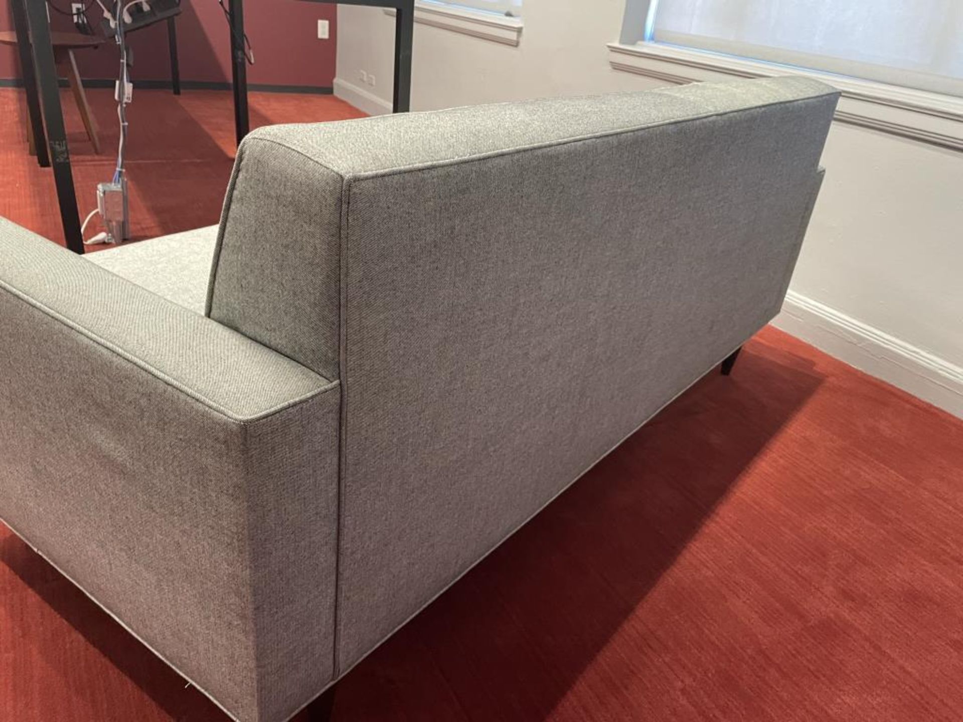 DWR Bantam Sofa Grey Fabric 73"L - Image 5 of 6